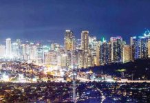 There are currently nearly 1.8 million square meters of available office space in Metro Manila. Photo shows the Makati-Taguig skyline. GIGIE CRUZ/ABS-CBN NEWS FILE PHOTO