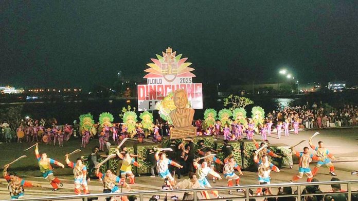 Tribu Pan-ay of Fort San Pedro National High School gave a preview of their performance at the opening salvo of the Ati tribes competition of the 2025 Dinagyang Festival on Friday, Jan. 10, 2025. They wowed spectators with their performance based on the story of Ilongga warrior Teresa Magbanua. AJ PALCULLO/PN