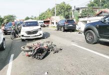 Two-wheeled vehicles, particularly motorcycles, were most frequently involved in road crashes in Iloilo Province, according to the Iloilo Police Provincial Office. Photo shows the collision of four vehicles, including a motorcycle, in Barangay Bagingin, Tigbauan, Iloilo in October 2024. RMN ILOILO 774/FACEBOOK PHOTO