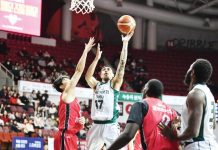 As the Promy improved to a 15-16 win-loss record in the ongoing Korean Basketball League, Ethan Alvano finished with 11 points during Promy’s game against the Anyang Jung Kwan Jang Red Boosters. KBL PHOTO