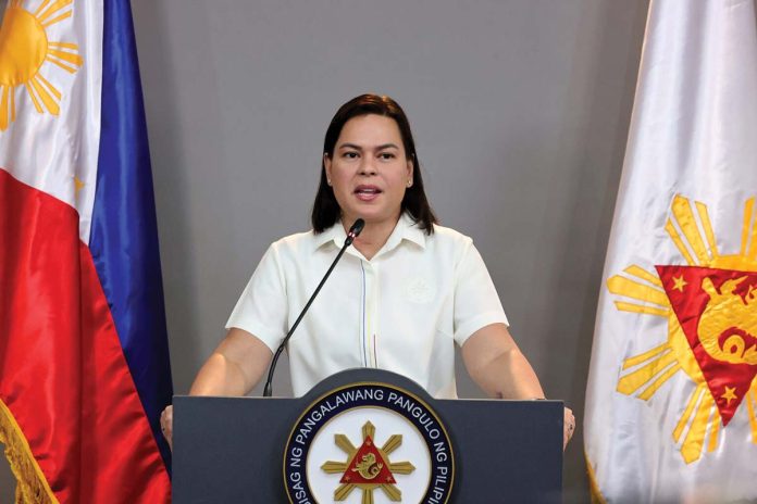 Vice President Sara Duterte-Carpio says she welcomes the filing of impeachment complaints against her because only she is the subject of the supposed attacks and do not include her former and current colleagues at the Office of the Vice President and Department of Education.