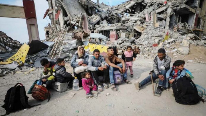 Most of Gaza's 2.1 million population has been displaced by the 15-month war between Israel and Hamas. REUTERS