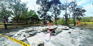 A house in Sitio Pantad, Barangay Igcalawagan, Tobias Fornier, Antique was completely gutted by flames that originated from the kitchen on Feb. 25, 2025. 104.5 BRIGADA SAN JOSE – ANTIQUE/FACEBOOK PHOTO