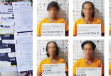 Six drug suspects yielded around 270 grams of suspected shabu with an estimated value of P1.8 million in an antidrug operation in Purok Star Apple 2, Barangay 27, Bacolod City. BCPO PHOTOS