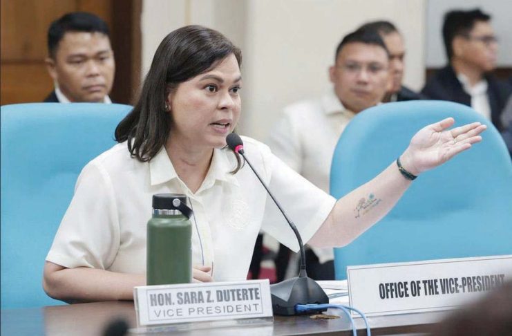 Nine Ilonggo lawmakers said they endorsed the impeachment complaints against Vice President Duterte-Carpio to ensure that she would have the opportunity to present her case in the proper forum. Photo shows Duterte-Carpio attending a hearing for the Office of the Vice President's 2025 budget at the House of Representatives in August 2024. HOUSE OF REPRESENTATIVES/FILE PHOTO