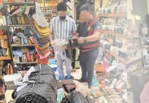 More than half a billion pesos worth of counterfeit Louis Vuitton products were seized by the National Bureau of Investigation operatives in several shops in Mandaue City, Cebu. NBI PHOTO