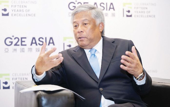 Philippine Amusement and Gaming Corporation (PAGCOR) chairman Alejandro Tengco expresses confidence that the country’s gross gaming revenues will hit another all-time high. GGRASIA.COM PHOTO