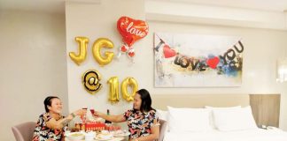 Mae Ann “Jhing” Elipio and Eillen Grace “Grei” Montalbo celebrating their 10th anniversary as couple. Photos from Eillen Grace Montalbo and Mae Ann Elipio