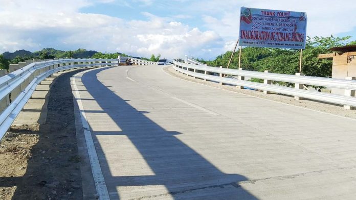 Prior to the completion of this P60-million concrete bridge in Barangay Tubang, Maasin, Iloilo, residents had to use an overflow route to access essential services such as schools, work, healthcare, and the local market.