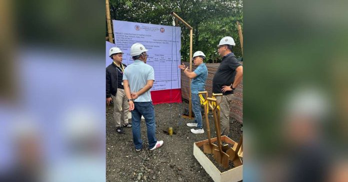 The construction of the pumping station project in Barangay Poblacion, Kalibo, Aklan commenced on Feb. 21, 2025. PHOTO COURTESY OF JURIS SUCRO