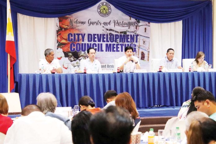 Mayor Ronnie Dadivas leads the Roxas City Development Council Meeting on Monday, Feb. 24, 2025. MAYOR RONNIE DADIVAS/FACEBOOK PHOTO