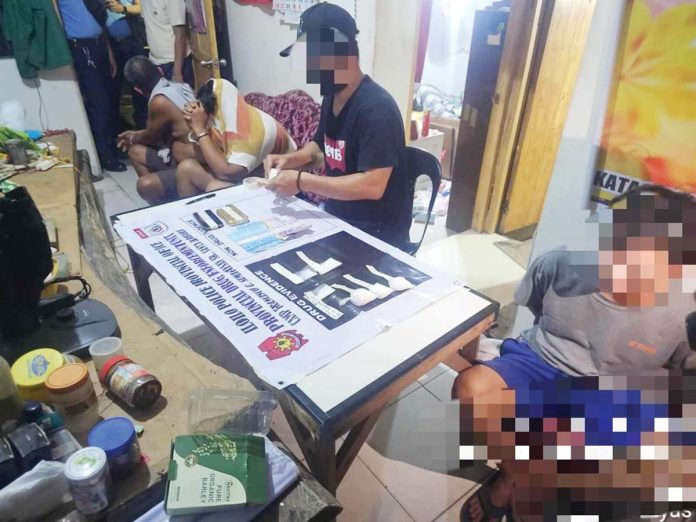 Police recovered P1,802,000 worth of alleged shabu and P15,000 in buy-bust money from three drug suspects in a buy-bust operation on Feb. 9, 2025 in Barangay Poblacion South, Oton, Iloilo. IPPO PHOTO