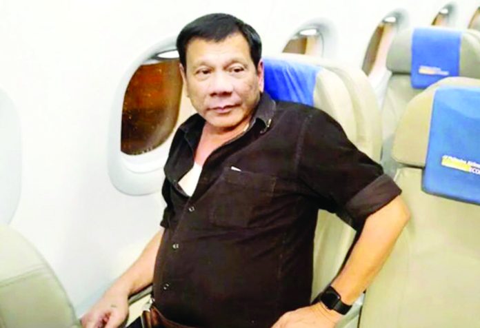 Former president Rodrigo Duterte flew to Hong Kong on March 7 supposedly for a scheduled meeting with overseas Filipino workers on Sunday at the Southorn Stadium in Wan Chai. According to a report by Politiko, Duterte boarded Cathay Pacific flight CX912, which departed from the Ninoy Aquino International Airport at 8:41 a.m. on Friday and arrived in Hong Kong at 10:25 a.m. 