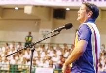 According to Presidential Communications Office’s Undersecretary Claire Castro, former President Rodrigo Duterte previously referred to President Ferdinand “Bongbong” Marcos Jr. as a “weak leader” ahead of the 2022 presidential elections. Photo shows President Marcos during the “Trabaho at Serbisyong Pangkalusugan sa Bagong Pilipinas” job fair at the Alonte Sports Arena in Biñan City, Laguna on March 23. PCO