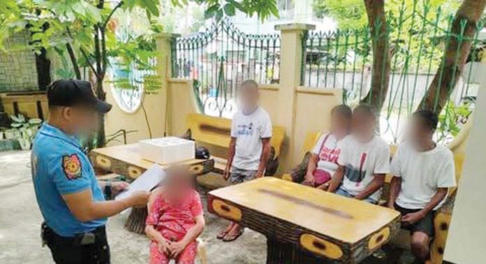 Five senior citizens from Tobias Fornier, Antique are facing grave coercion charges. Local police arrested them on March 18, 2025 in the town’s Barangay Masayo. ANTIQUE PPO PHOTO