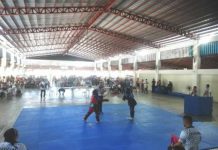 Arnis players are seen in action during the 2025 Western Visayas Regional Athletic Association Meet held in Antique province from March 1 to 8, 2025. Dr. Evelyn Remo, chief of the School Governance and Operations Division of the Department of Education Schools Division of Antique, said in an interview on Friday, March 21, 2025, that 17 athletes from Antique are now rigorously training for the Palarong Pambansa in Ilocos Norte on May 24 to June 2. PNA PHOTO BY ANNABEL CONSUELO J. PETINGLAY