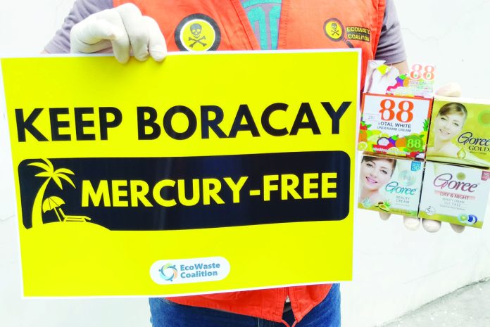 With the involvement of local authorities, businesses, citizens and the Food and Drug Administration Region 6, the unlawful sale in Boracay Island of dangerous cosmetics with mercury can be stopped, according to toxics watchdog group EcoWaste Coalition. ECOWASTE COALITION