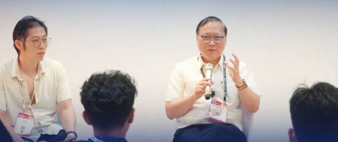 Department of Information and Communications Technology Secretary Ivan John Uy (right) joined a roundtable discussion as a resource person at the GameDev Summit 2025 on February 6, 2025, at Seawind Boracay in Aklan. IIDB-DICT REGION 6 PHOTO