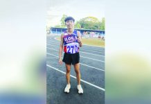 Welmer Jeck Labrador of Dumangas, Iloilo ruled the secondary boys 5,000-meter run in the ongoing 2025 WVRAA Meet at the Binirayan Sports Complex in San Jose de Buenavista, Antique.