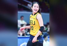 Negrense libero Ann Monares had eight excellent receptions and five excellent digs in FEU Lady Tamaraws’ win over Adamson University Lady Falcons. UAAP PHOTO